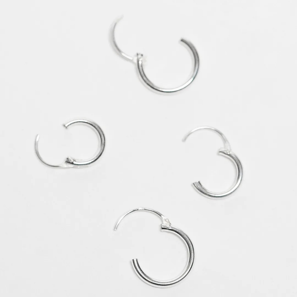 Kingsley Ryan Sterling Silver Hoop Earrings